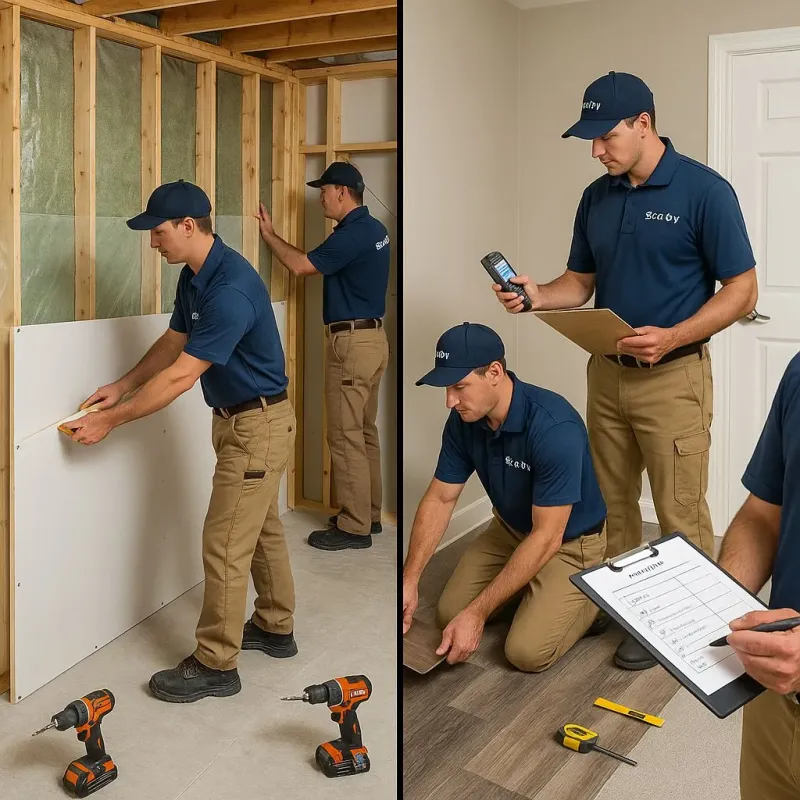 Repairs and Reconstruction process in Northville, MI